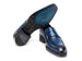 Paul Parkman Men's Norwegian Welted Loafers Blue Patina (ID#8503-BLU)