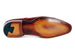 Paul Parkman Men's Tobacco Color Genuine Ostrich Leather Upper Derby Shoes (ID#33B76-TAB)