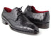 Paul Parkman Men's Black Genuine Ostrich Derby Shoes (ID#33B76-BLK)