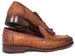 Paul Parkman Camel Brown Genuine Ostrich Tassel Loafers (ID#OST834CML)