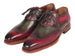 Paul Parkman Goodyear Welted Ghillie Lacing Brogues Green & Bordeaux (ID#2955-GRB)