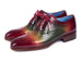 Paul Parkman Men's Captoe Oxfords Multicolor (ID#1744-MLT)