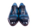 Paul Parkman Men's Captoe Oxfords Blue & Turquoise (ID#1744-BTQ)