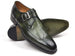 Paul Parkman Wingtip Single Monkstraps Green (ID#98F54-GRN)