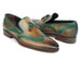 Paul Parkman Men's Tassel Loafers Olive & Green Patina (ID#WL667-OLV)