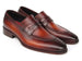 Paul Parkman Men's Split Toe Loafer Shoes Tobacco (ID#694TB25)