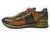 Paul Parkman Men's Olive Green Hand-Painted Sneakers (ID#LP208GRN)