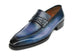 Paul Parkman Men's Blue Patina Handmade Loafers (ID#6944-BLU)