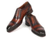 Paul Parkman Goodyear Welted Cap Toe Oxfords Brown (ID#9482-BRW)