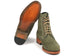 Paul Parkman Men's Boots Green Nubuck (824NGR33)