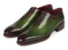Paul Parkman Goodyear Welted Wholecut Oxfords Green & Bordeaux (ID#044GBD)