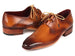 Paul Parkman Ghillie Lacing Handsewn Shoes Light Brown (ID#022-CML)