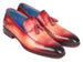 Paul Parkman Men's Tassel Loafer Burgundy (ID#66T82-BUR)