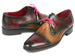 Paul Parkman Men's Multicolored Cap Toe Derby Shoes (ID#1247-MLT)