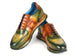 Paul Parkman Men's Green & Brown Patina Sneakers (ID#LP207GRB)