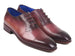 Paul Parkman Burgundy Hand-Painted Classic Brogues (ID#ZLS35BUR)
