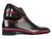 Paul Parkman Black & Red Men's Oxford Shoes (ID#KR254-01-83)