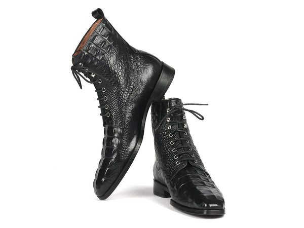 Mens high top lace up clearance boots