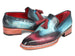 Paul Parkman Norwegian Welted Tassel Loafers Blue & Purple (ID#8507-BPR)