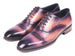 Paul Parkman Men's Cap-Toe Oxfords Purple (ID#1744-PRP)