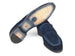 Paul Parkman Men's Penny Loafers Navy Suede (ID#10SD21)