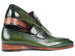 Paul Parkman Men's Loafer Shoes Green (ID#068-GRN)