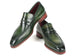 Paul Parkman Men's Loafer Shoes Green (ID#068-GRN)