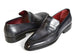 Paul Parkman Gray & Black Men's Loafers (ID#068-GRAY)