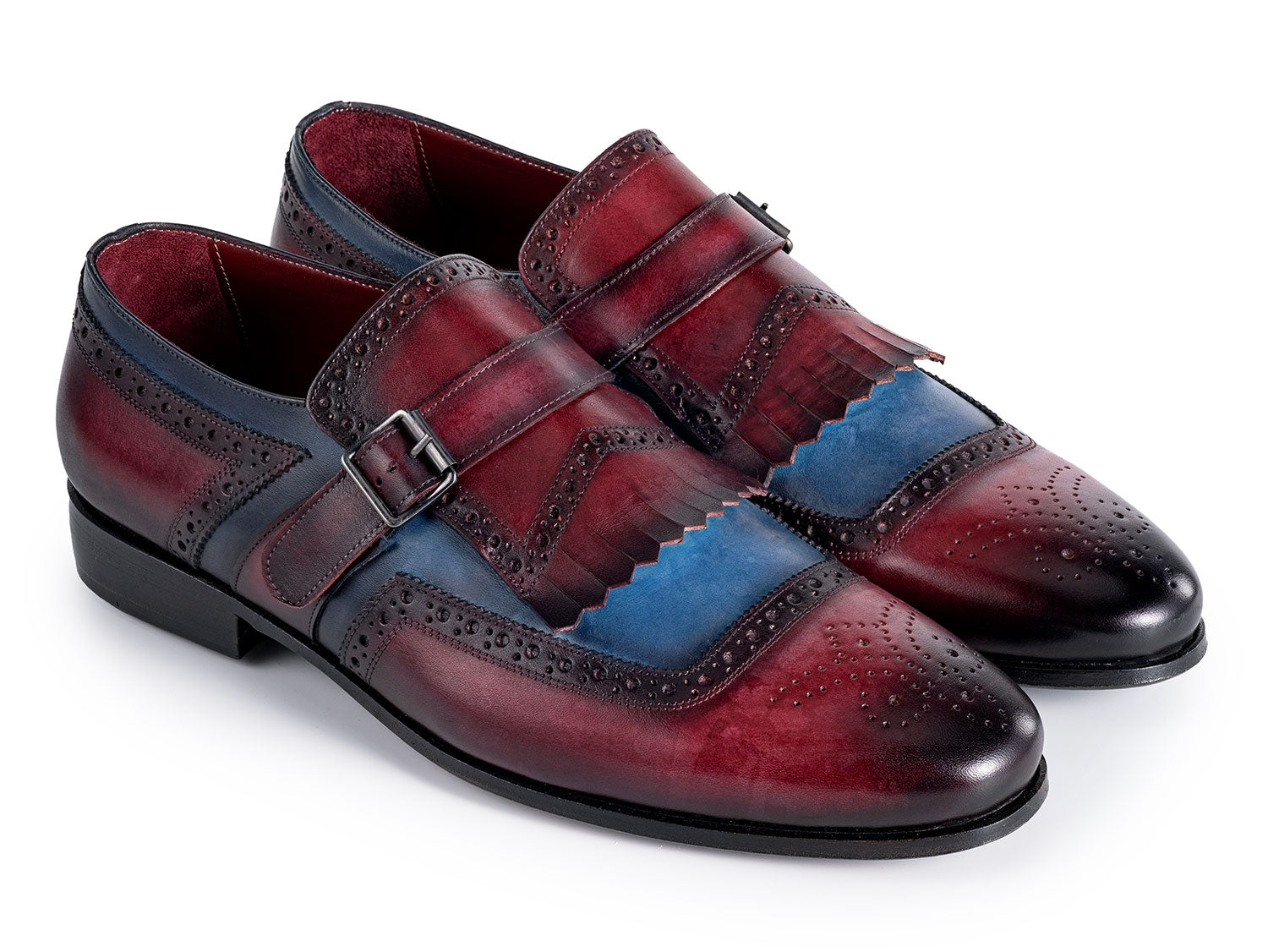 Leather Shoes Paul Parkman Shoes Monkstrap Shoes Paul Parkman Men&