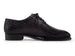 Paul Parkman Black Woven Leather Hand-Welted Oxford Shoes for Men (ID#144WN72)