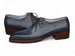 Paul Parkman Norwegian Welted Seamless Wholecut Oxford Shoes Navy Blue (ID#1549-NVY)