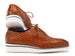 Paul Parkman Men's Woven Leather Smart Casual Shoes Camel Brown (ID#182-WVN-CML)