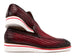 Paul Parkman Men's Smart Casual Bordeaux Woven Leather Loafers (ID#186-WN-BRD)