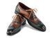 Paul Parkman Wingtip Oxfords Green Handpainted Calfskin (ID#228-GRN)