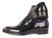 Paul Parkman Men's Black Polished Leather Oxford Shoes (ID#22BLK55)