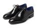 Paul Parkman Men's Black Polished Leather Oxford Shoes (ID#22BLK55)