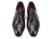 Paul Parkman Men's Genuine Ostrich Captoe Oxfords Black (ID#24XS-BLK)