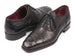 Paul Parkman Men's Genuine Ostrich Captoe Oxfords Black (ID#24XS-BLK)
