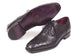 Paul Parkman Men's Genuine Ostrich Captoe Oxfords Black (ID#24XS-BLK)