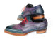 Paul Parkman Men's Norwegian Welted Wingtip Oxford Shoes Purple & Blue (ID#267BP78)