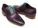 Paul Parkman Handsewn Captoe Oxfords Purple (ID#5032-PRP)