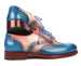 Paul Parkman Blue & Pink Men's Wingtip Oxfords Goodyear Welted (ID#027-BLUPNK)