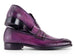 Paul Parkman Men's Split Toe Loafer Shoes Purple (ID#694PR87)