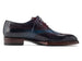 Paul Parkman Goodyear Welted Men's Wingtip Oxfords Bordeaux & Blue (ID#81BRL94)