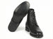 Paul Parkman Men's Black Leather Biker Boots (824BLK91)