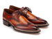 Paul Parkman Norwegian Welted Wingtip Derby Shoes Brown (ID#8506-BRW)