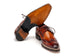 Paul Parkman Norwegian Welted Wingtip Derby Shoes Brown (ID#8506-BRW)