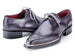 Paul Parkman Norwegian Welted Wingtip Derby Shoes Gray (ID#8506-GRY)