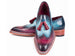 Paul Parkman Norwegian Welted Tassel Loafers Blue & Purple (ID#8507-BPR)