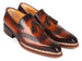 Paul Parkman Norwegian Welted Tassel Loafers Brown Burnished (ID#8507-BRW)